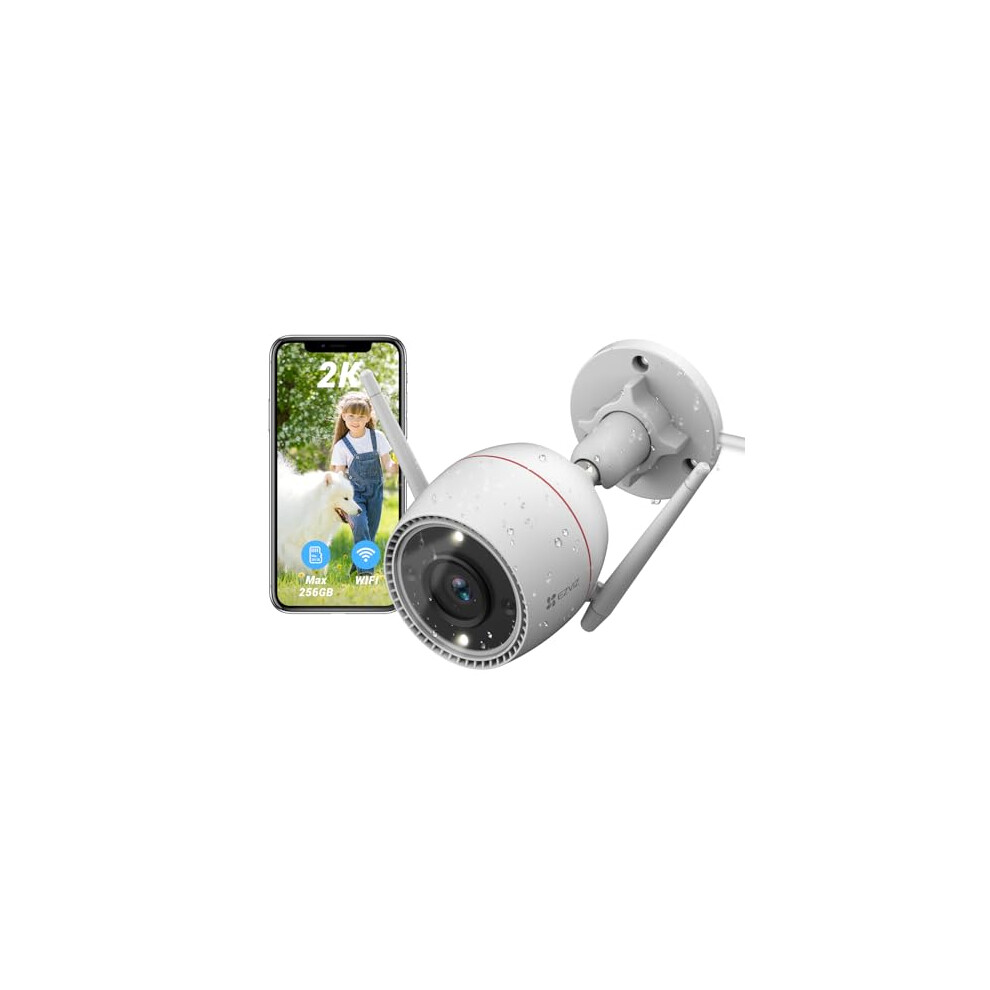 2K Outdoor Security Camera Cctv Wi-Fi Camera, 30M Colour Night Vision, Ai Human Motion Detection, Two-Way Audio, Strobe & Siren Alert, Ip67 Waterproof 6941545606293