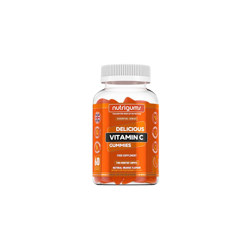 Nutrigums Gummies 180g Vitamin C Orange 2 x 60 Gummies - BBE 09/2026 - Image 3