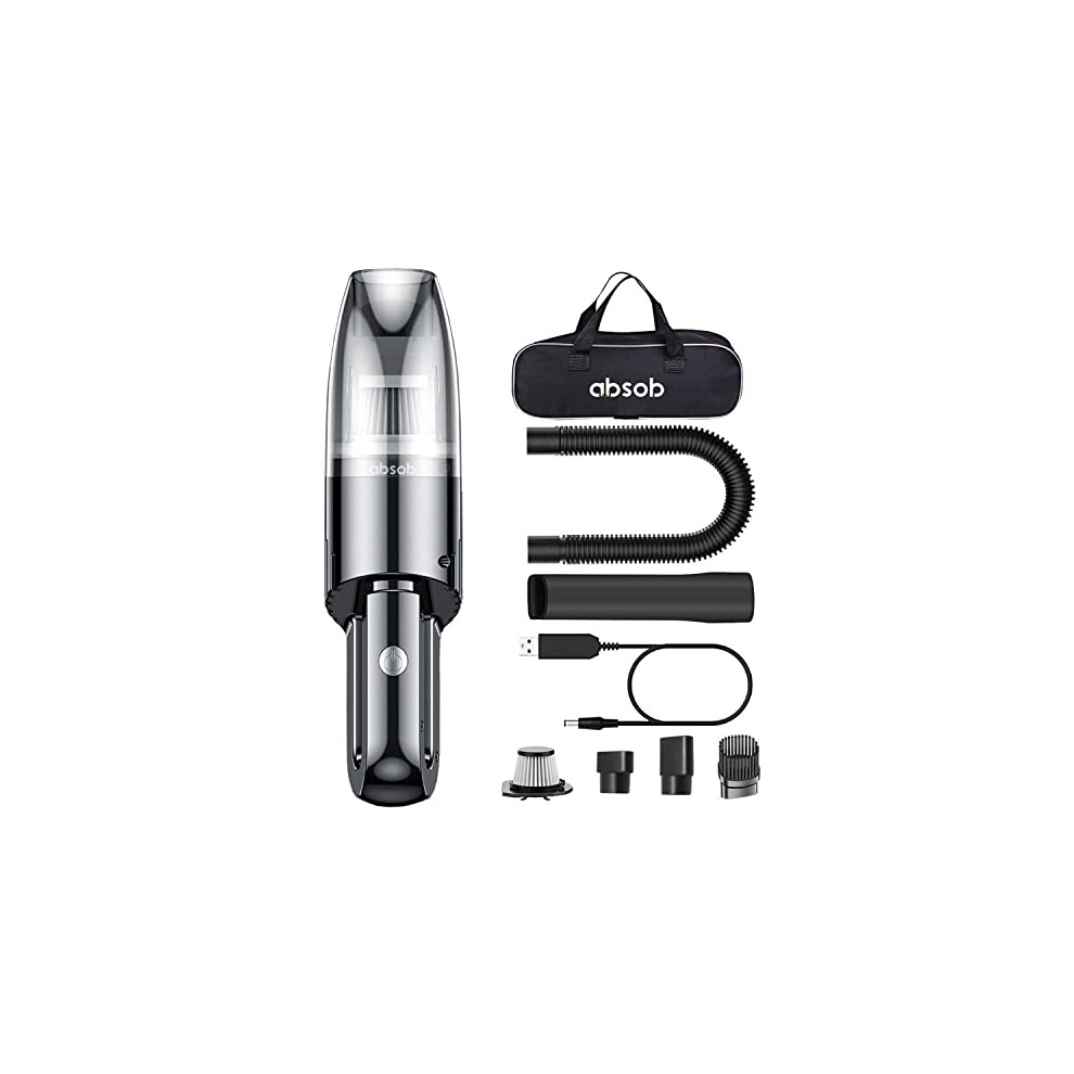 Handheld Vacuum Cleaner Cordless, Mini Portable Car Hoover, Powerful Suction Hand Vac, Rechargeable Lightweight handheld vacuum for Home, Car, Hair,