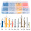 360 Pcs Assorted Plasterboard Screws Nails and Wall Plugs Assortment, Chipboard Fish Type Wall Plug Plasterboard Fixings, Flat Head Self Tapping 2