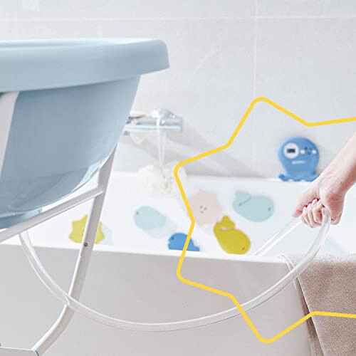 Baby and Toddler Bath Stand with drain pipe 2