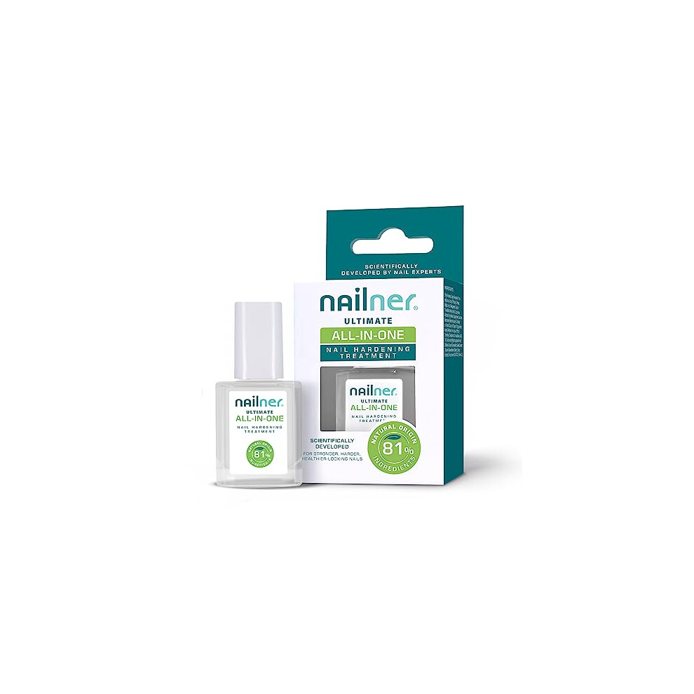 Nailner Ultimate All-In-One Nail Hardening Treatment Â Nail Polish Strengthener Â Clear Nail Varnish Â Nail Strengthener For Damaged Nails Â For