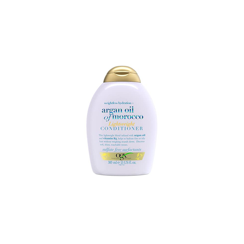 Ogx Weightless Hydration Argan Oil Of Morocco Conditioner For Fine Hair 385Ml