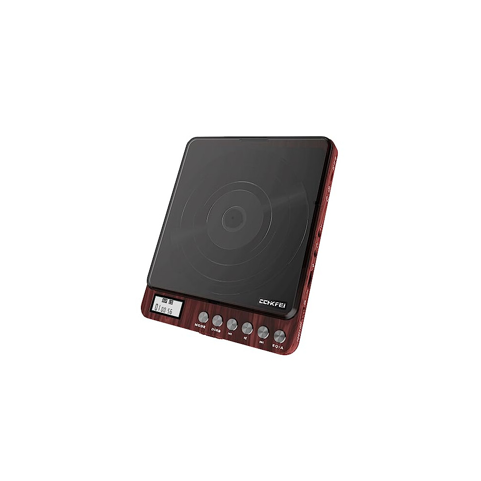 Portable Cd Player With Speakers, Rechargeable Personal Cd Player With Headphones 2000Mah Battery Anti-Skip Shockproof With Double 3.5Mm Headphone 730759671526
