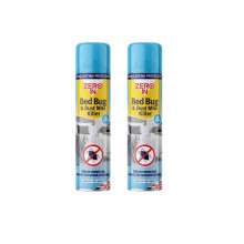 Quebec Zero-in Bed Bug & Mite Killer Spray - 12 Months Protection, Long-Lasting Residue, Natural Fresh Linen Scent, Child & Pet Safe (300 ml)