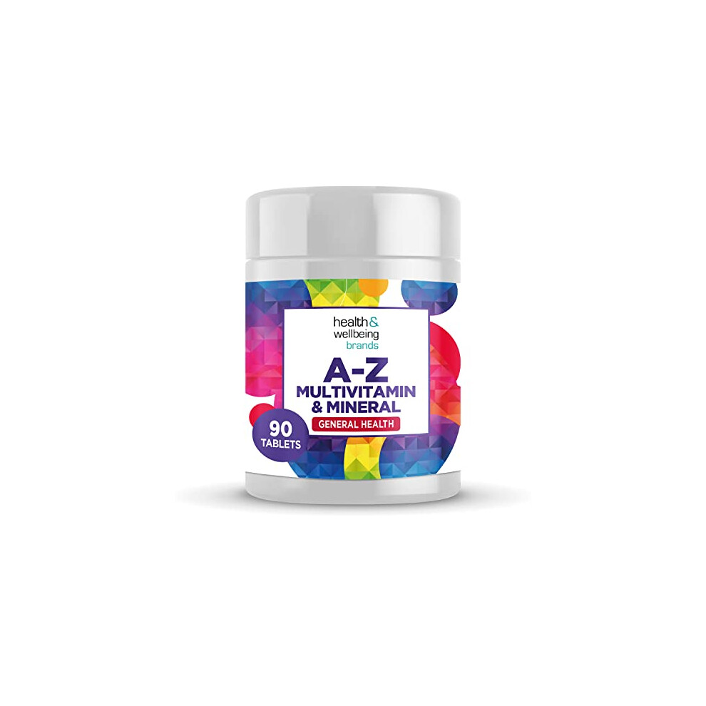 A-Z Multivitamin and Minerals Tablets, Vitamins for Men's and Women's, 23 High Strength Vitamins and Minerals Including Iron, Zinc Vitamin C and More