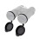 3Pcs Binocular Lens Covers, 42mm Rubber Objective Lens Caps with Outer Diameter 51-60mm for Binoculars 5