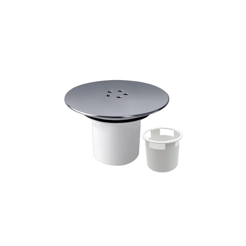 Shower Trap Cover Replacement,Shower Drain Cover, 90mm / 115mm Shower Plughole Cover, Chrome Shower Trap Cover Replacement,Shower Tray Drain Cover