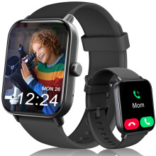 Kids Smart Watch for Boys Girls Teens, IP68 Waterproof Swimming Smartwatch, 1.8'' Fitness Activity Tracker Watch with 100 Sports Modes, Make