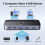 Ugreen USB 3.0 Switch 2x USB-A Eingang, 3x USB-A + 1x USB-C Ausgang 2