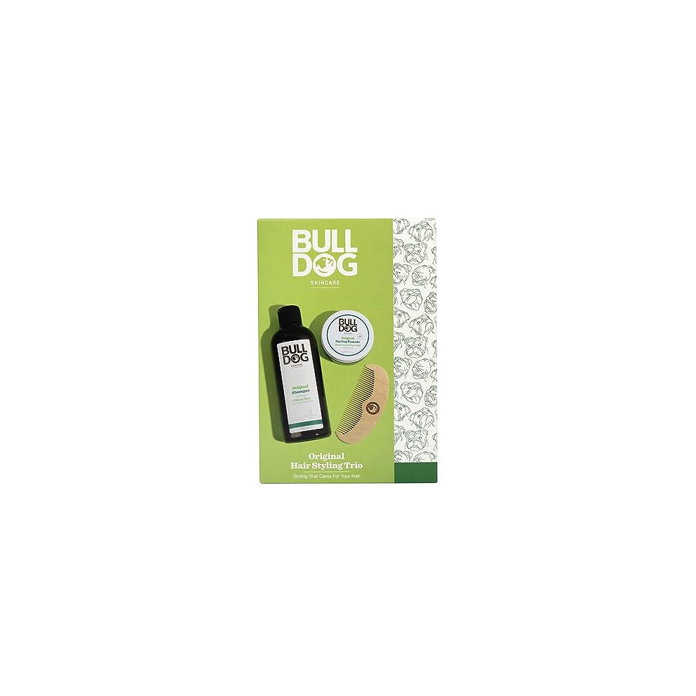 Bulldog Skincare - Original Hair Styling Trio Giftset For Men | Hair Care Kit