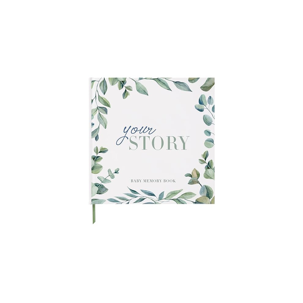 Baby Record Book & Scrapbook | Watercolour | 132 Page Baby Memory Book & Photo Record Album Gift For Newborn Baby Boy & Girl, Great For Expecting Mums Bibi & Beau