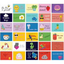Fun A6 Affirmation Postcard Pack for Children, Teens & Students - Kids Motivational Pack - Motivational Postcard Gifts for Pupils, Teachers, Parents,