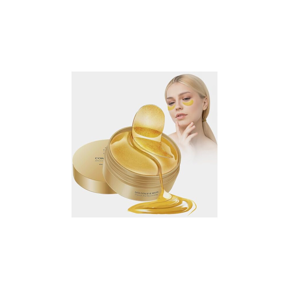 Under Eye Patches, Gold Eye Masks for Puffy Eyes, Under Eye Masks, Dark Circles Under Eye Treatment Women, Improve Under Eye Bags, Fine Lines and