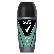 Sensitive Antiperspirant Roll On pack of 6 deodorant for men with MotionSense technology for 48-hour sweat and odour protection 50 ml