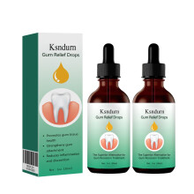 2Pcs Gum Regrowth Drops, Ksndurn Gum Therapy Gel, Natural Gum Restore Plus Liquid Drops Mouthwash - Repair for Receding Gums, Treatment for Gum Health