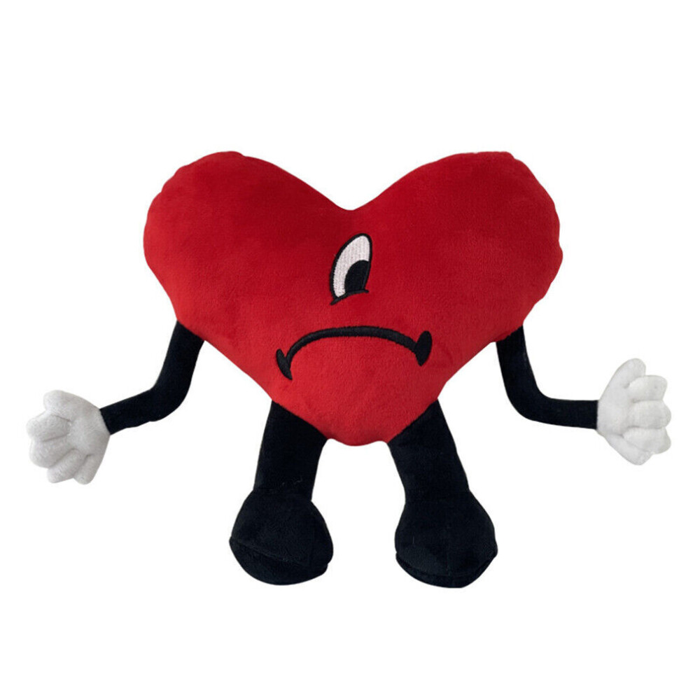 Un Verano Sin Ti Bad Bunny Heart Plush Sofa Decoration Toys Stuffed Doll Gift