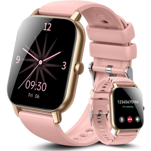 Smart Watch Women Android Ladies Fitness Bluetooth Call Watch for