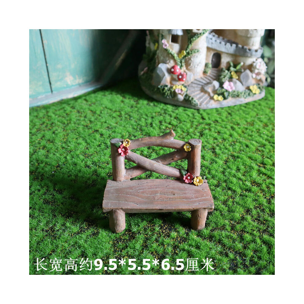 (7 double chairs) ZN0W Wholesale 100 Acres Of Jiajia Fun Rural Retro Ancient Mini -Arched Bridge Arch Micro Landscape Small Ornament Flower Pot