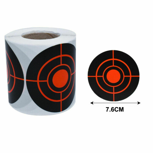 250pcs/roll Shooting Target Adhesive Shoot Targets Splatter Reactive Stickers 2