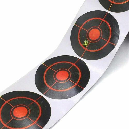 250pcs/roll Shooting Target Adhesive Shoot Targets Splatter Reactive Stickers 1