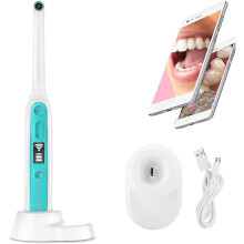 Hd Intraoral Camera,wifi Endoscope Dental Camera 1080p Hd, Waterproof Wireless Tooth Camcorder With 8 Led Lights