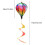 2pcs Balloon Wind Spinner Striped Windsock Balloon Yard Decor Spiral Balloon Windmill 3
