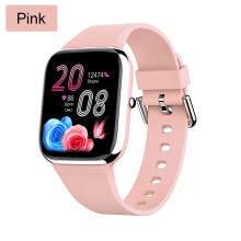 (Pink) Smart Watch Fitness Tracker Heart Rate Men / Women Sport Watches For iOS Android