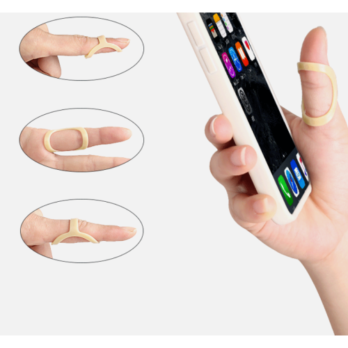 (4) Oval 8 Finger Splint Support Protection Stabilizes Arthritis Mallet Trigger