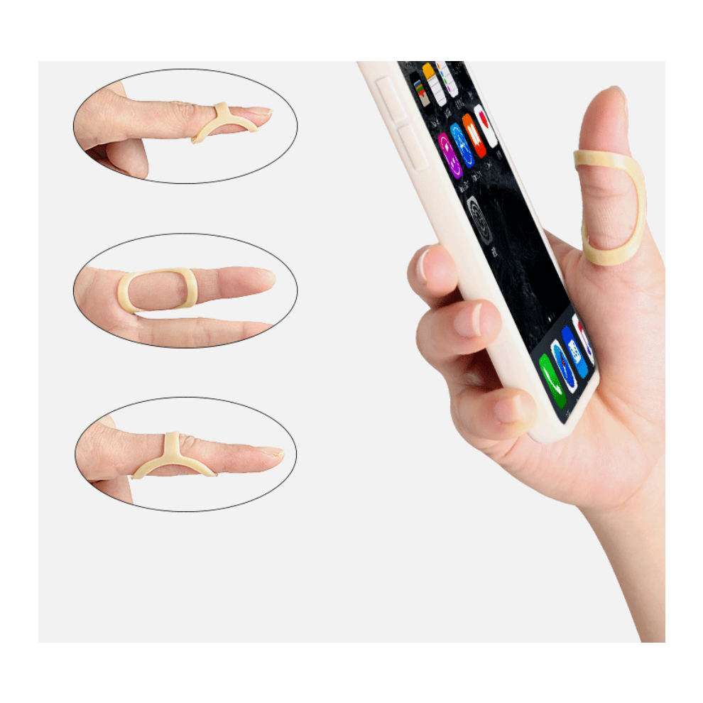 Newjass (10) Oval 8 Finger Splint Support Protection Stabilizes Arthritis Mallet Trigger