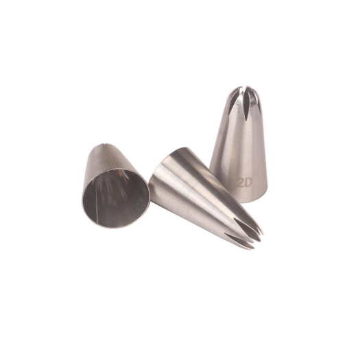 ​​3pcs 1M 2D 2F Cake Piping Tips Piping Nozzles 2