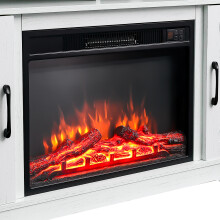 (Fireplace Only) 138cm W Recessed Electric Fireplace TV Stand