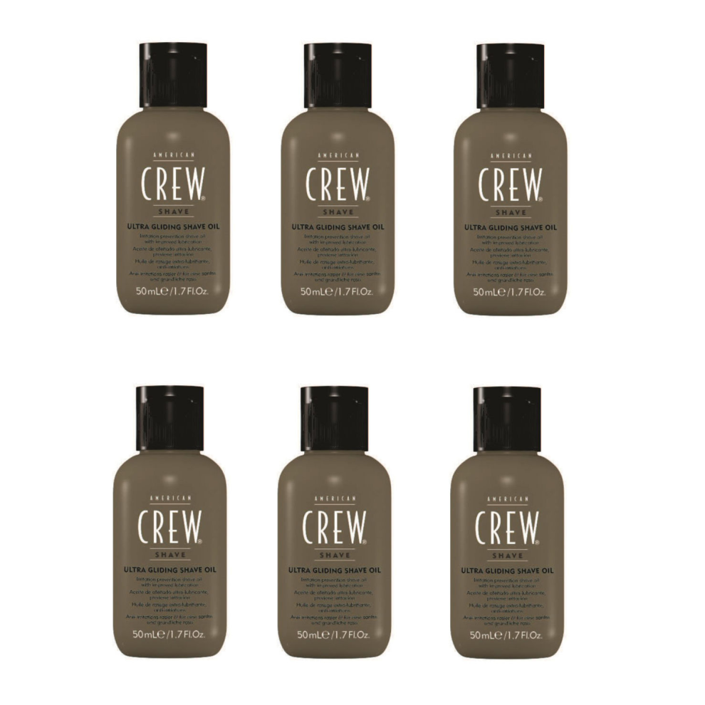 American Crew Ultra Glide Shave Oil 50ml x6