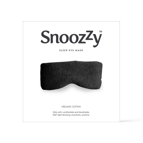 (Dark Grey) SnoozZy Cotton Eye Mask Wrap