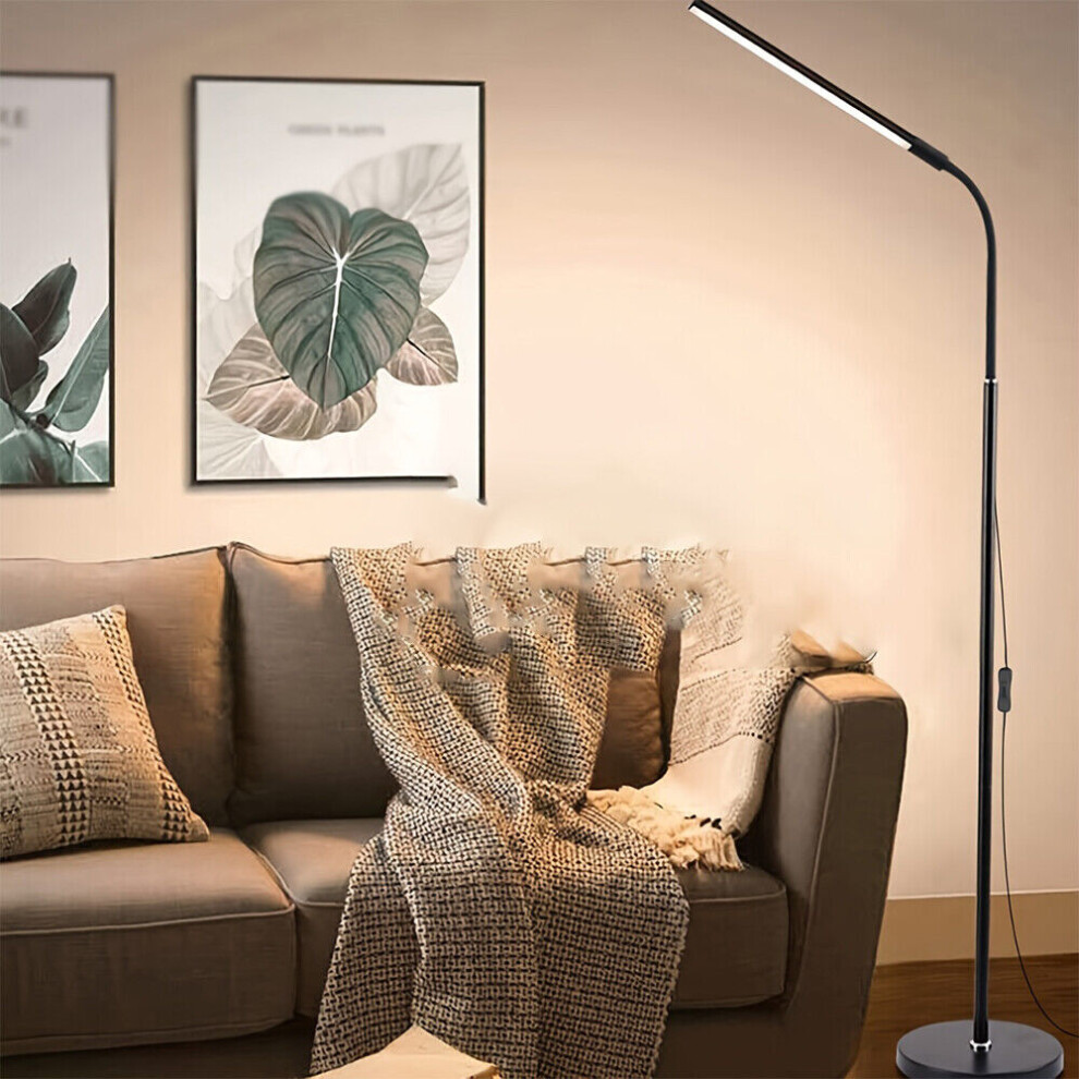 LED Floor Lamp 360 Adjustable Standing Light Reading Eyelash Gooseneck Lights