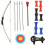 (20lb) 20lb Bow and Arrow Set Detachable Shooting Training Longbow with Target Surface 5