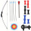 (20lb) 20lb Bow and Arrow Set Detachable Shooting Training Longbow with Target Surface 3