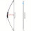 (20lb) 20lb Bow and Arrow Set Detachable Shooting Training Longbow with Target Surface 4