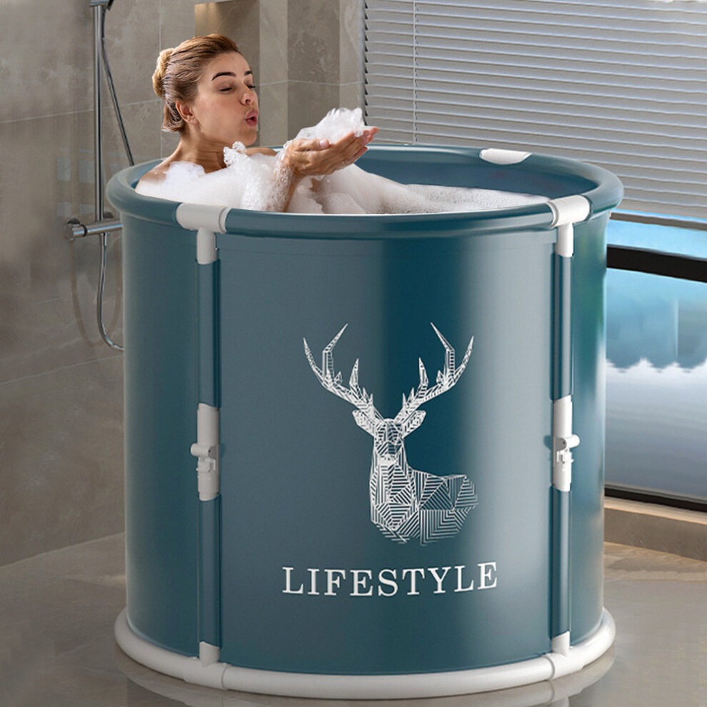 (Folding Elk Bath Tub) Foldable  Freestanding Bathtub, Portable Bathtub For Indoor & Outdoor