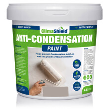(2.5 Litres, Mountain Stone) Smartseal - Anti-Condensation Paint - Reduce Condensation on Walls and ceilings - Protect from Moisture