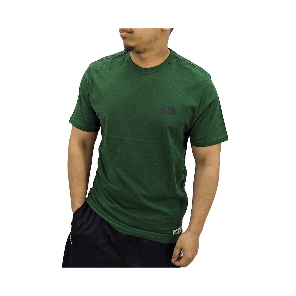 (Green, M) The North Face 009027 Mens Graphic T Shirts