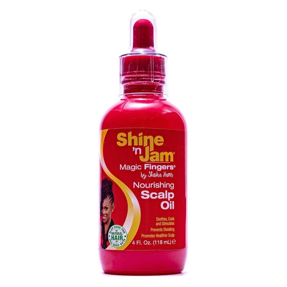 Shine-n-Jam Magic Fingers Nourishing Scalp Oil 4 oz