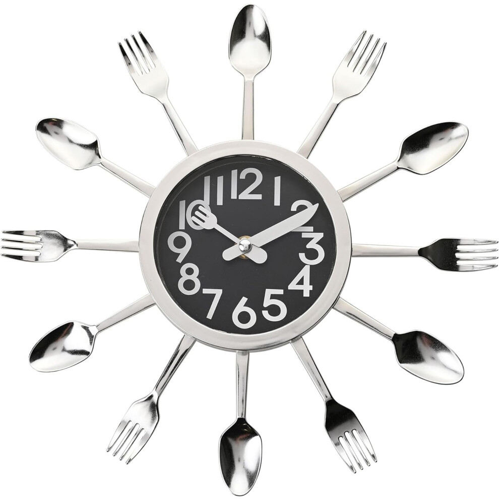 Widdop and Co Fork and Spoon Wall Clock, w9878