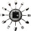 WIDDOP and Co. Widdop and Co Fork and Spoon Wall Clock, w9878 2