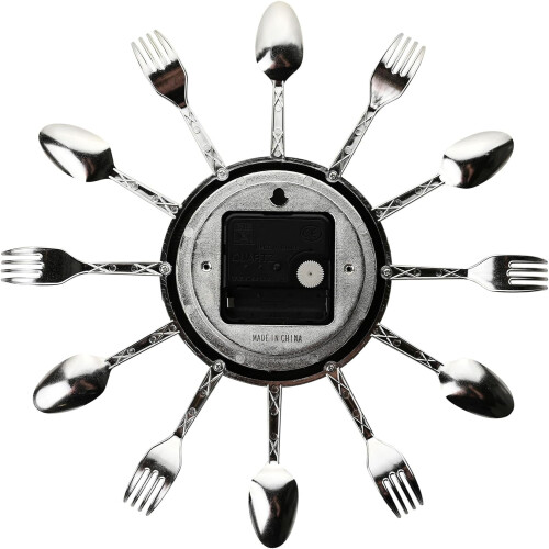 WIDDOP and Co. Widdop and Co Fork and Spoon Wall Clock, w9878 1