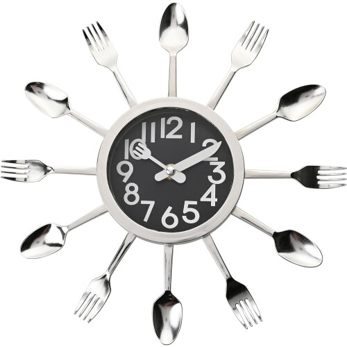 WIDDOP and Co. Widdop and Co Fork and Spoon Wall Clock, w9878 2