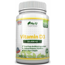 Vitamin D3 10000iu High Strength 365 Soft Gel capsules Vitamin D 10,000iu Vit d3