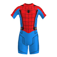 (04, 140) Spiderman Boys Swimsuit Avengers Cosplay Costume