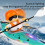 (Yellow) 2.4G Remote Control Boat, Remote Control Creative Toy, With Lights And Two Driving Modes 5