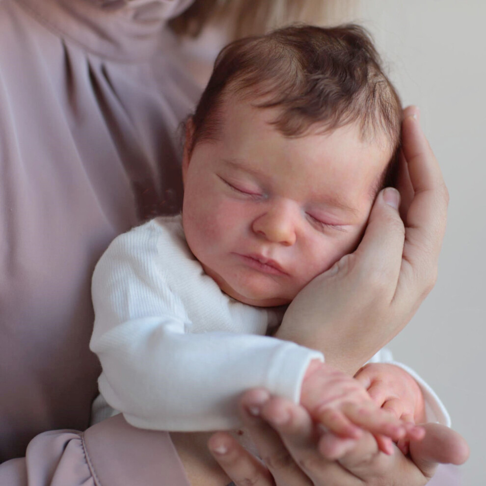 Flemye (50Cm/20Inch, Sleeping Baby Doll) 3D-Paint Skin With Visible Veins Doll Reborn Baby 50Cm 20Inch
